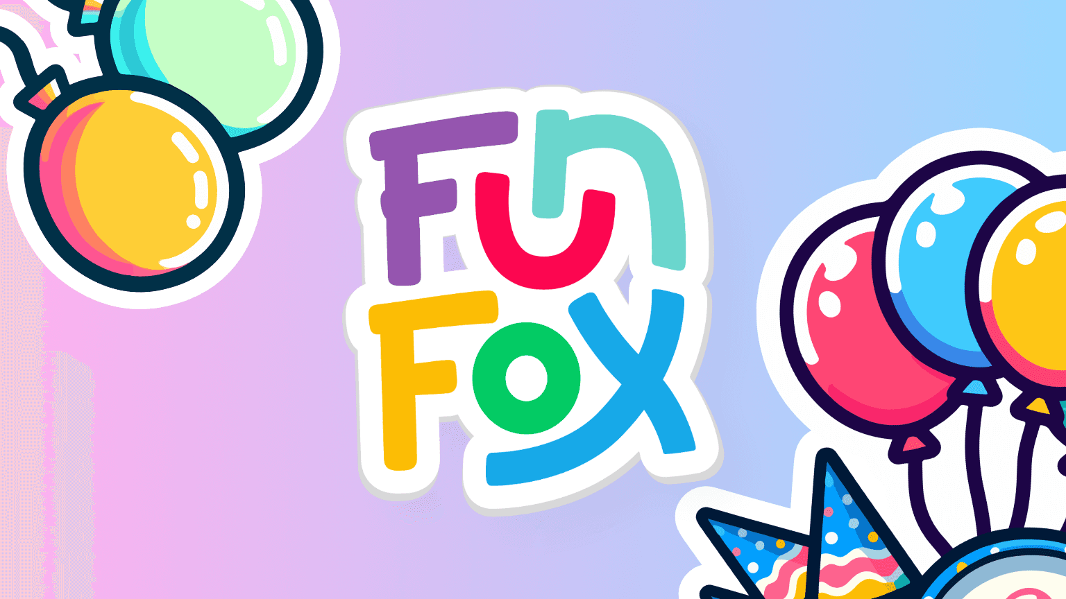 Willkommensbanner mit Funfox-Logo
